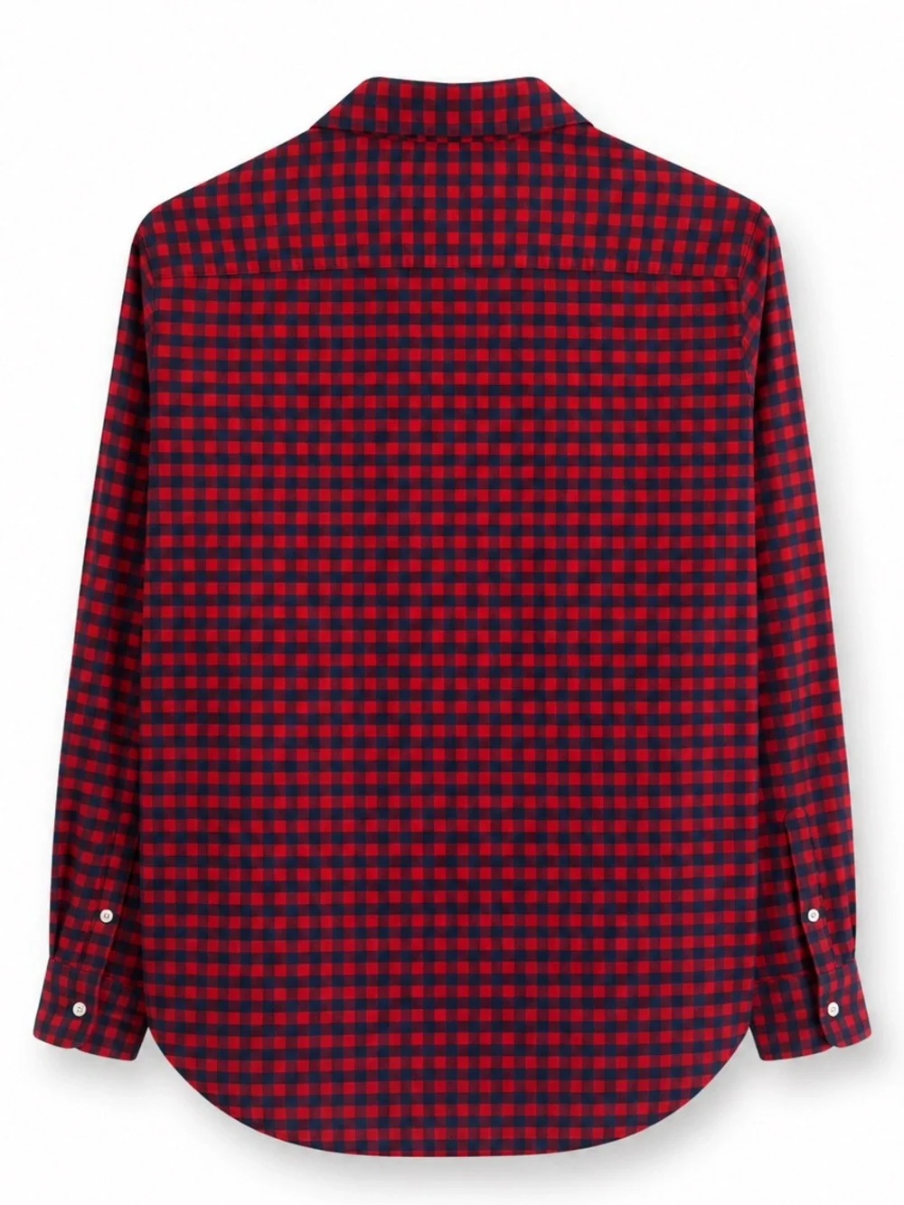 FRANK & EILEEN WOVEN RED BLUE BUFFALO PLAID ITALIAN FLANNEL CHECK SHIRT SZ XS - Picture 4 of 6